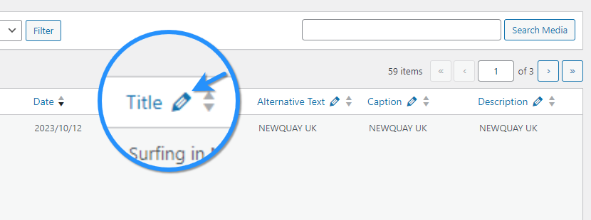 Media Library Edit Image Attribute Button