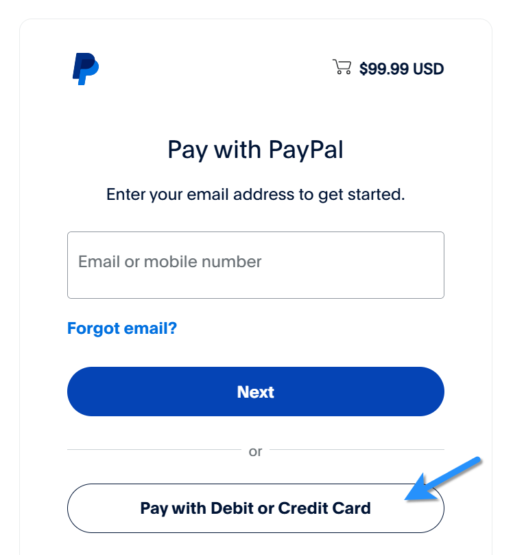 Paypal Checkout As Guest